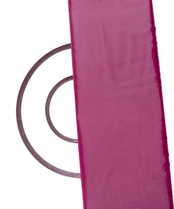 Onion Pink Colour Two Tone Plain Organza Satin Fabric